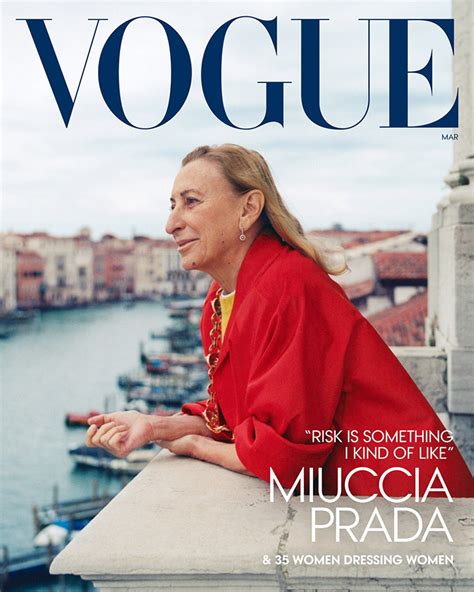 melly fashion voyager miuccia prada|miuccia prada vogue cover.